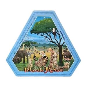 Triazzle Puzzle Serengeti *Incompleto mancano 2 pezzi*  - Foto 1 di 4
