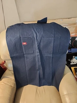 Dickies Men's Toolmaker Shop Apron Bib. Dark Blue DENIM. - Image 1 of 4