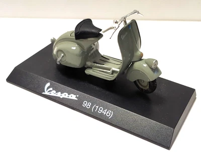 MAISTO USATO 1:18 MOTO DIE CAST  VESPA 98    1946   GRIGIO - Immagine 1 di 4