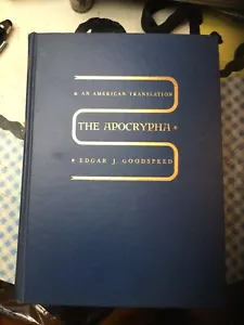 The Apocryphra Edgar J. Goodspeed 1938 Vintage HC 1st Edition 2nd Impression VG - Picture 1 of 12