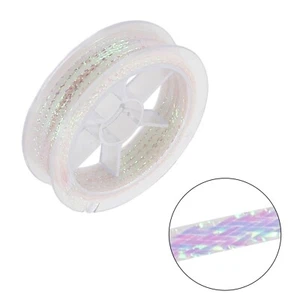 Long Lasting For White Ice Wing Shrimp Fish Scale Flash Braided Material 8m - Picture 1 of 24