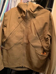 First Lite Omen Stormshelter Jacket Dry Earth Size Small - Picture 1 of 5