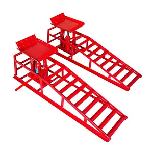 NEW-Hydraulic Car Ramps,2 Pack Car Ramp High Lift,11000LBS Automotive Truck - Picture 1 of 9