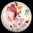 Pink Rose Floral Knob Handle Ceramic Home Deco Door Drawers Elegant Vintage V2