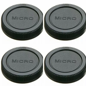 4x Lens Back Cover for M 4/3 Panasonic Lumix MFT Olympus Micro Rear Lens Cap - Picture 1 of 4