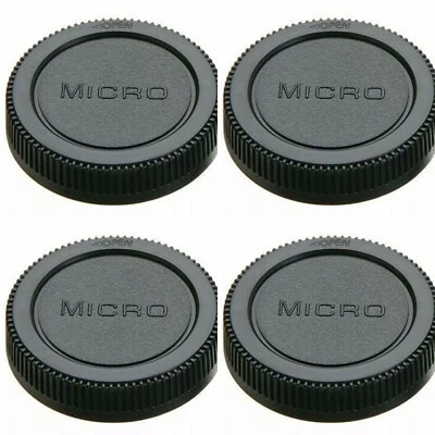 4X Objektiv Rückdeckel für M 4/3 Panasonic Lumix MFT Olympus Micro Rear Lens Cap