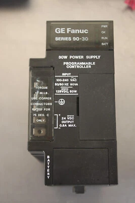 FANUC GE FANUC IC693PWR321P SERIES 90-30 PLC POWER SUPPLY - Image 1 of 2