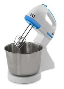 Frusta Elettrica Sbattitore Con Ciotola 7 Velocità Mixer Impastare 150W Cucina - Foto 1 di 2