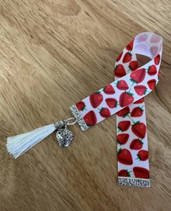 Strawberry Bookmark, Strawberry Lover, Book Reader, Strawberry, Incl Box 🍓 - Bild 1 von 10