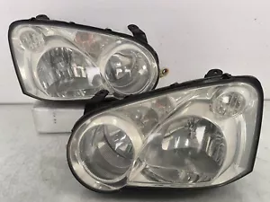 JDM Subaru Impreza WRX Rev8 GDB GDA Front CRYSTAL Headlights Lamps V8 2004-05 - Picture 1 of 24