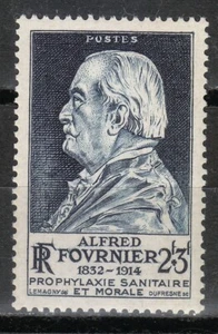 Francia 1947 MNH Mi 788 Sc B221 Alfred Fournier, dermatólogo francés ** - Imagen 1 de 2