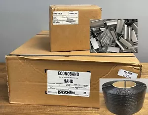 Econoband HAHD 1/2" Umreifung Poly Banding 8x8 9000' mit 1000 OMS-12LD Dichtungsclips - Bild 1 von 6