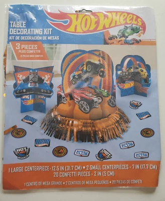 Hot Wheels Wild Racer Themed Birthday Party Decoration Kit - New in Package - Image 1 of 4