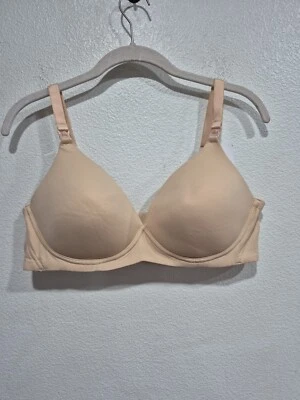 Motherhood Intimates Womens 38C Wireless Maternity Nursing Bra 91929 Beige - Image 1 of 4