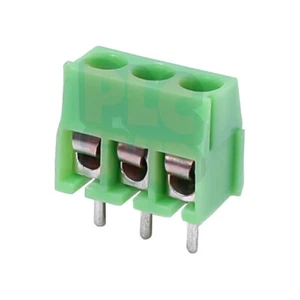10PCS KF350-3P 3.5mm Pitch 3 pin Straight Pin PCB Screw Terminal Blocks - Picture 1 of 1