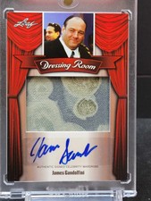 2013 LEAF POP CENTURY JAMES GANDOLFINI AUTO AUTHENTIC WARDROBE RARE THE SOPRANOS