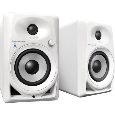 Pioneer DM-40BT-W Bluetooth Desktop Monitors, White - Image 1 of 2