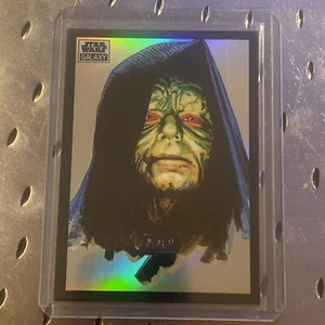 2022 TOPPS CHROME STAR WARS GALAXY REFRACTOR #11 EMPEROR PALPATINE - Picture 1 of 2