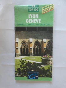 carte IGN verte 44 Top 100 1 / 100 000 lyon geneve edition 1 1999 - Imagen 1 de 1