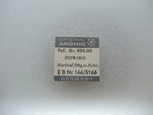 Werkhaltepl. + Schraube für Junghans 693.00, clamp + screw, part 166, 5166 - Bild 1 von 2