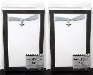 40 FLEUR DE LIS INVITES & THANK YOU CARDS Housewarming Wedding Anniversary Grad - Picture 1 of 3
