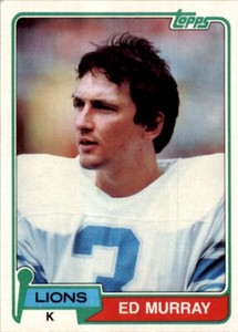1981 Topps Ed Murray Football Cards #440