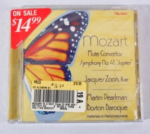 Mozart Flute Concertos, Jupiter by Jacques Zoon, Boston Baroque, 2005 CD, Sealed - Bild 1 von 3