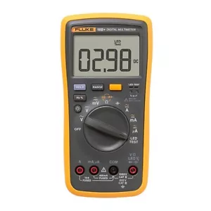 Fluke 18B+ AC/DC Spannung Strom Digital Multimeter Auto/Manual Range LED-Test - Bild 1 von 7
