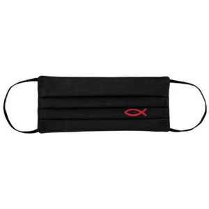 Mund-Nasen-Maske "Fisch" - schwarz (*NEU*) - Schutz gegen Infektionen - Bild 1 von 2