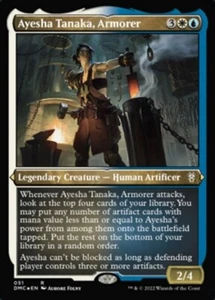 Ayesha Tanaka, Armorer x1 1x FOIL ETCHED Commander Dominaria United NM MTG - Picture 1 of 1