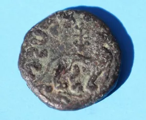Azes II - last Scythian king in Gandhara (35-12BC), bilingual coin very rare #3 - Picture 1 of 4