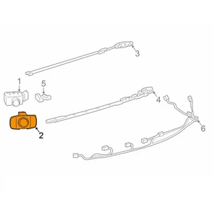 NEW OEM 2016 LEXUS RX450 H FRONT BUMPER RETAINER SENSOR BRACKET 89348-50130 - Picture 1 of 3