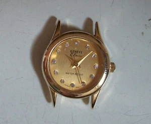 Women'a fashion casual gold finish watch face movement for watches - Picture 1 of 3