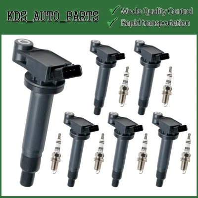 6X Ignition Coil + 6X Spark Plug For Toyota Camry Avalon Lexus ES300 98-08 UF267 - Image 1 of 3