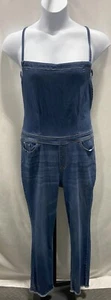 Gabriell Union New York & Company ladies size 12 Denim Jumpsuit - Picture 1 of 8