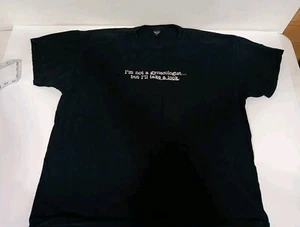 Sik World T-Shirt Mens XXL Black "I'm Not A Gynecologist" 2006 Funny  - Picture 1 of 7