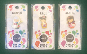 Momiji Hello Kitty Enamel Pin Lot  ~ Astrid, Kipi, and Stella  ~ Sanrio Licensed