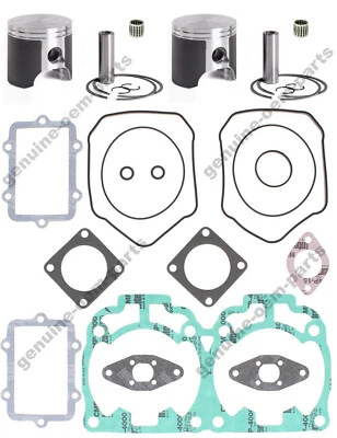 Ski-Doo MXZ X 800 Dual Ring Pistons Top End Gasket Kit Bearings 82mm 2006 2007 - Image 1 of 4