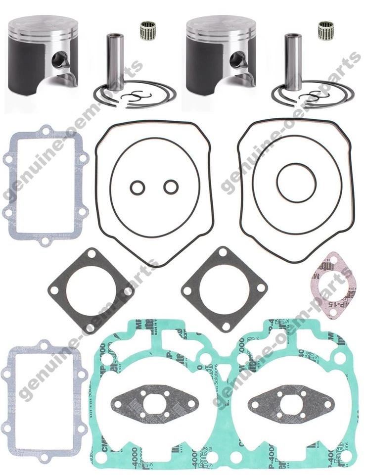 Ski-Doo MXZ X 800 Top End Rebuild Kit Dual Ring Pistons Gasket Set Std 2006 2007 - Image 1 of 4