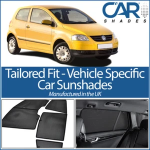 Volkswagen Fox 3dr 2003-11 UV CAR SHADES WINDOW SUN BLINDS PRIVACY GLASS TINT - Picture 1 of 12