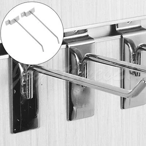 75 Stck. Edelstahl Lamellenwand Einzelhaken Stift Display Beschlag Zinken Aufhänger - Bild 1 von 9
