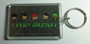 AS-IS LIMP BIZKIT CARTOON HEADS GREY GROUP BAND KEY CHAIN KEYCHAIN - Picture 1 of 1