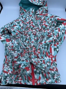 Columbia Whirlibird Interchange türkis orange Schneejacke mit Kapuze Mädchen XXS (3-4y) - Bild 1 von 3