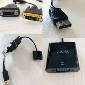 Adattatore Cavo DP a DVI e DVI a VGA - Foto 1 di 1