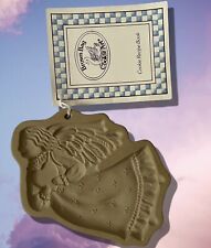 VTG Brown Bag Cookie Art Mold 1987 Hill Design Angel with Heart includes Recipes