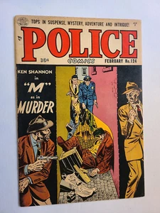 POLICE COMICS # 124 QUALITY 1953 - Picture 1 of 5