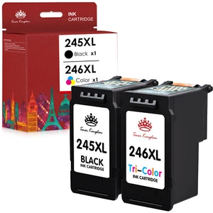 PG-245XL Black Color Ink Cartridge replacement for Canon CL-246XL MG3022 MG3029 - Picture 1 of 9