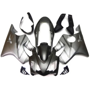 Plastic Fairings Kit For Honda CBR600F4i 2004 2005 2006 2007 ABS Bodywork Silver - Picture 1 of 9