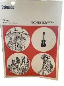 Tarrega Estudios Revisions bt Savio Ricordi 1960 vintage pagine interne pulite - Foto 1 di 3