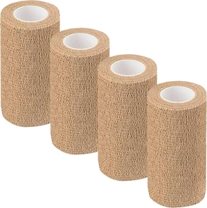 Self Adhesive Bandage Wrap,Vet Wrap for Dogs Breathable Flexible 5 Yards Stretch - Picture 1 of 12